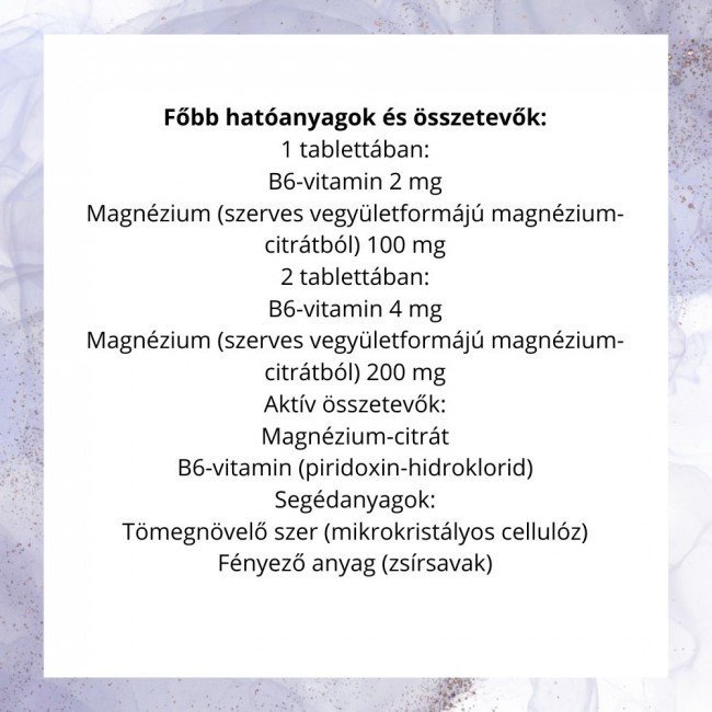 Bioco szerves magnézium + b6 tabletta 60db