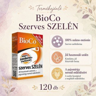 Bioco szerves szelén tabletta 120db