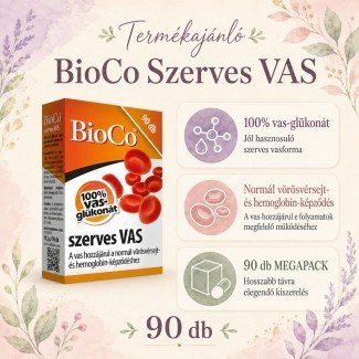 Bioco szerves vas tabletta 90db
