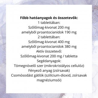 Bioco szőlőmag kivonat forte megapack 100db