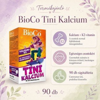 Bioco tini kalcium rágótabletta 90db