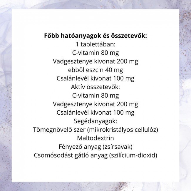 Bioco vadgesztenye tabletta 80db