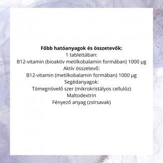 Bioco vegán bioaktív b12-vitamin tabletta 90db