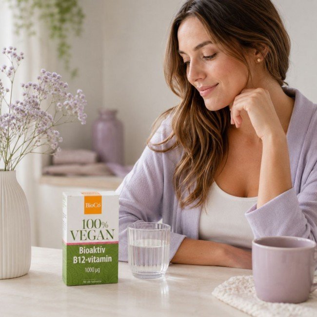 Bioco vegán bioaktív b12-vitamin tabletta 90db