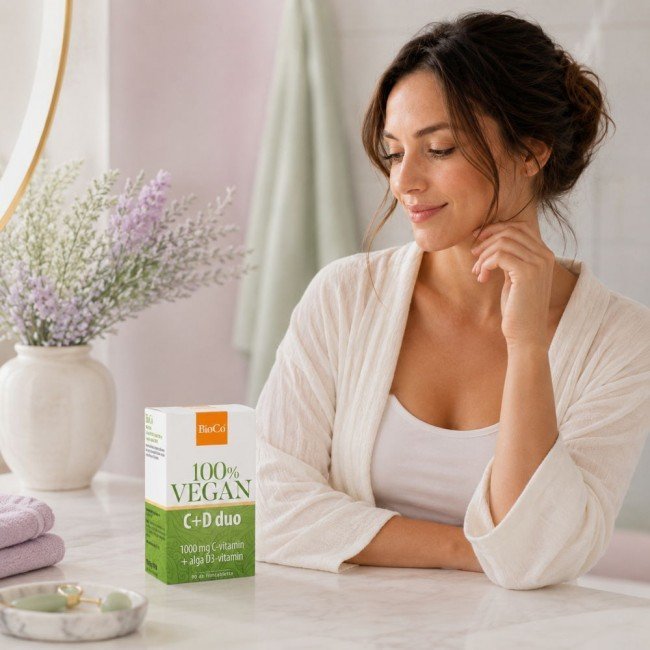 Bioco vegán c+d-vitamin duo tabletta 90db