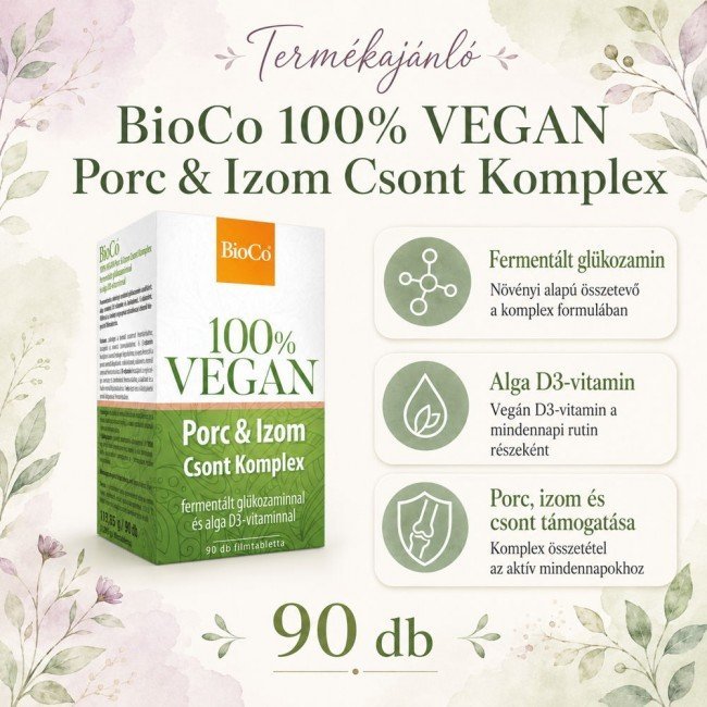 Bioco vegán porc & izom csont komplex tabletta 90db