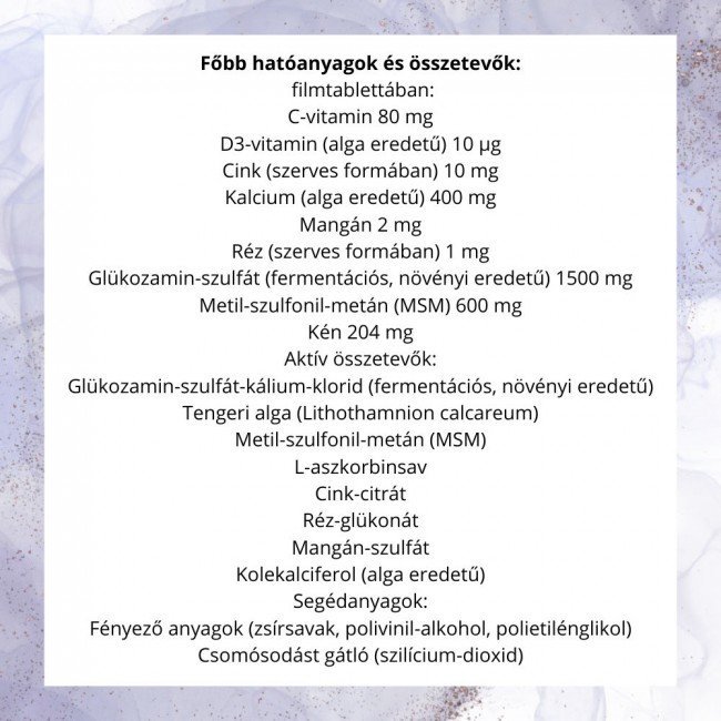 Bioco vegán porc & izom csont komplex tabletta 90db