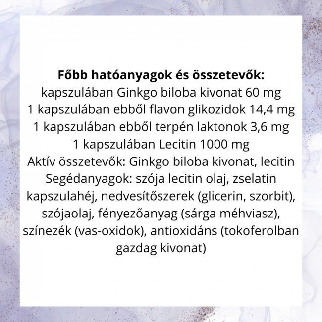 Bioco ginkgo biloba+Lecitin kapszula 90db