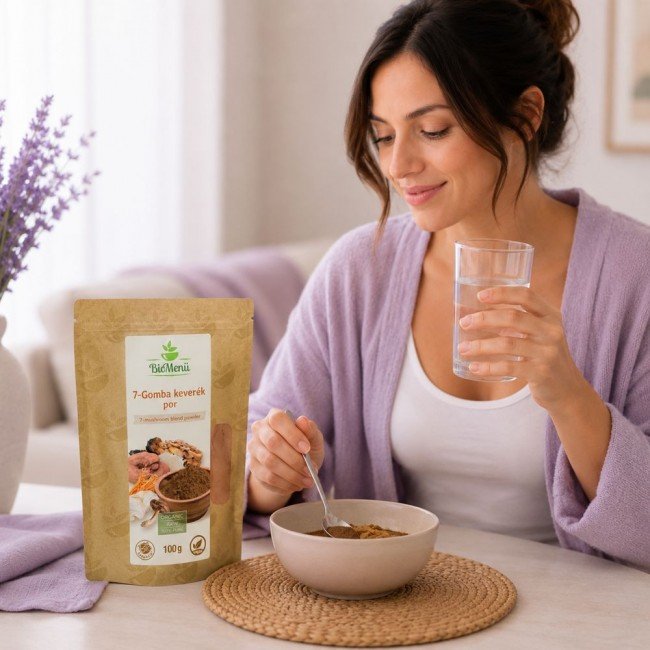 BioMenü BIO 7-GOMBA keverék por 100g BioMenü BIO 7-GOMBA keverék por 100g