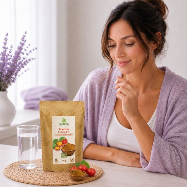 BioMenü BIO ACEROLA bogyó por 60g BioMenü BIO ACEROLA bogyó por 60g