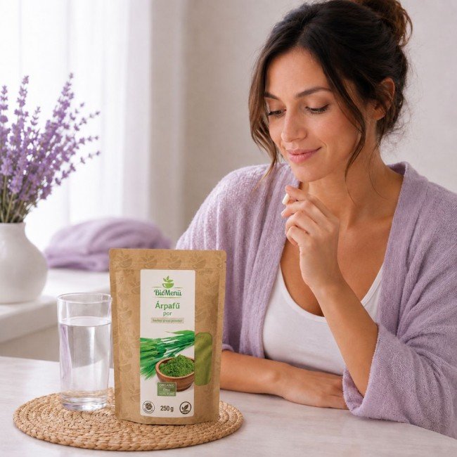 Biomenü bio árpafű por 250g