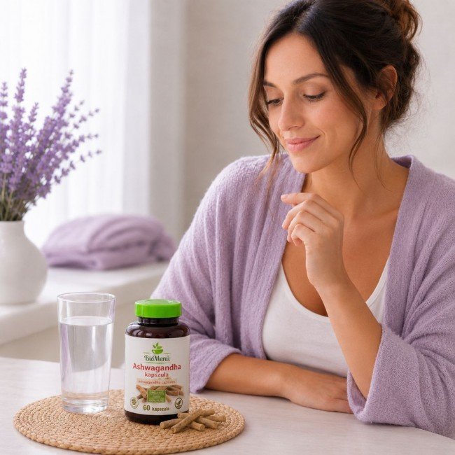 Biomenü bio ashwagandha kapszula 60db Biomenü bio ashwagandha kapszula 60db