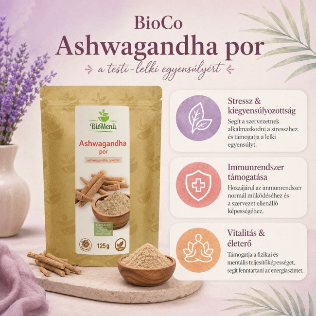Biomenü bio ashwagandha por 125g Biomenü bio ashwagandha por 125g