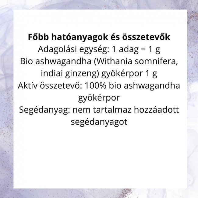 Biomenü bio ashwagandha por 125g Biomenü bio ashwagandha por 125g