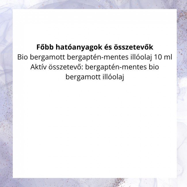 BioMenü BIO BERGAMOTT bergaptén-mentes illóolaj 10ml BioMenü BIO BERGAMOTT bergaptén-mentes illóolaj 10ml