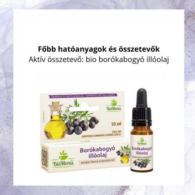 BioMenü BIO BORÓKABOGYÓ illóolaj 10ml BioMenü BIO BORÓKABOGYÓ illóolaj 10ml