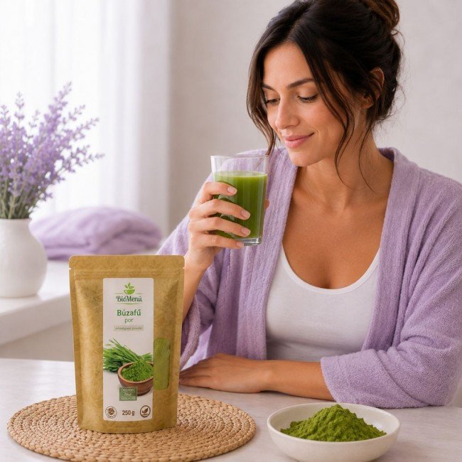 Biomenü bio búzafű por 250g Biomenü bio búzafű por 250g