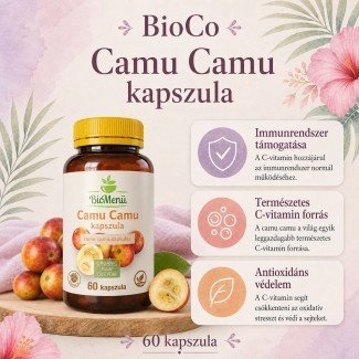 BioMenü BIO CAMU CAMU kapszula 60db BioMenü BIO CAMU CAMU kapszula 60db