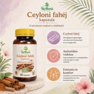 Biomenü bio ceyloni fahéj kapszula 60db
