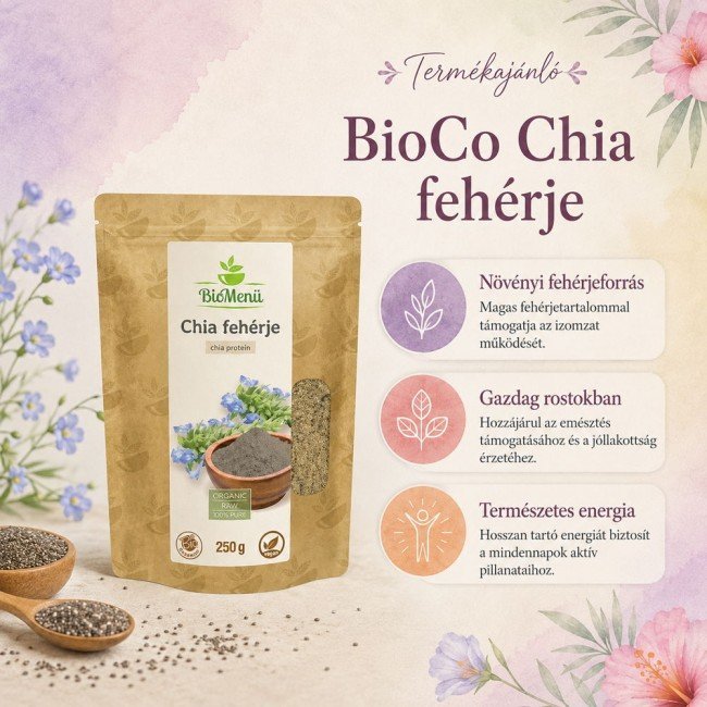 BioMenü BIO CHIA fehérje 250g BioMenü BIO CHIA fehérje 250g