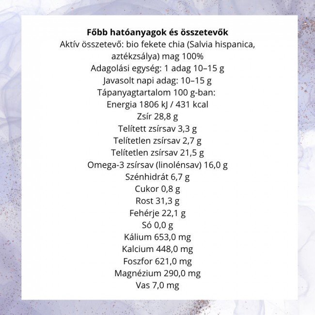 Biomenü bio chia mag 125g Biomenü bio chia mag 125g