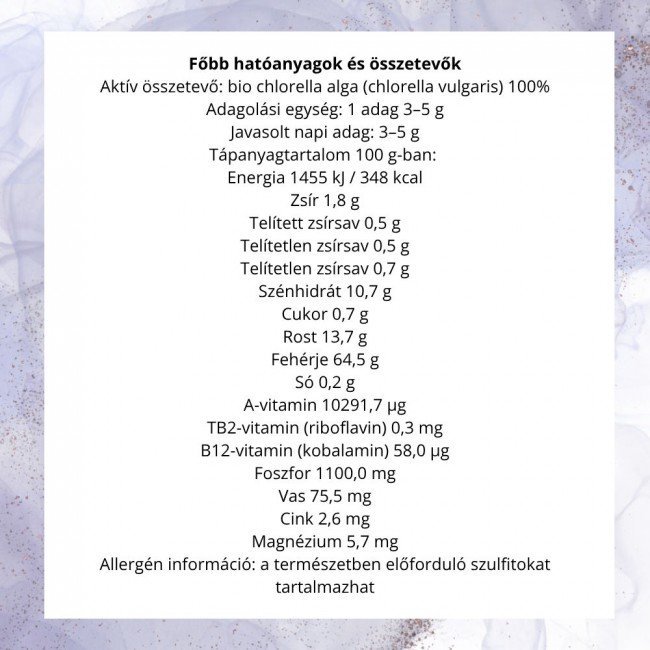 Biomenü bio chlorella por 125g Biomenü bio chlorella por 125g