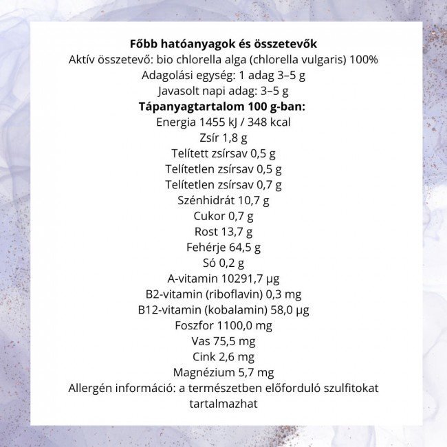 Biomenü bio chlorella por 250g Biomenü bio chlorella por 250g