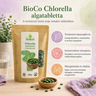 Biomenü bio chlorella tabletta 250g Biomenü bio chlorella tabletta 250g