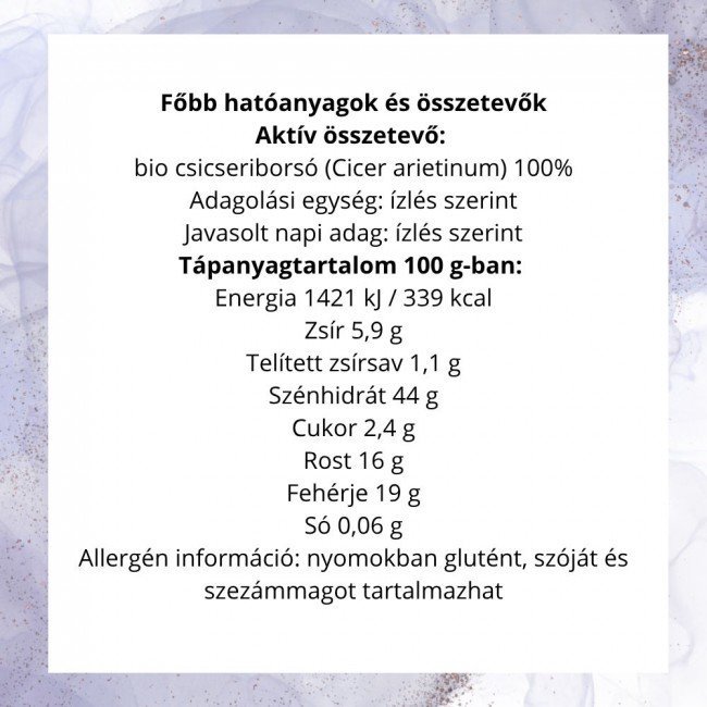 BioMenü BIO CSICSERIBORSÓ 500g BioMenü BIO CSICSERIBORSÓ 500g