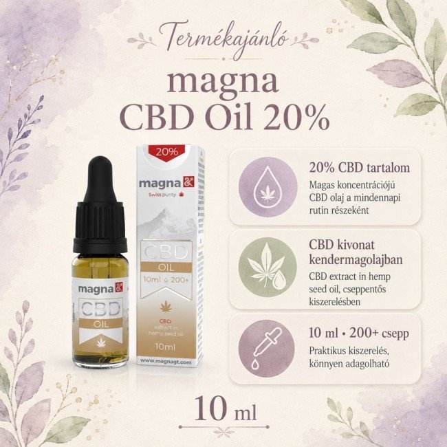 Cbd magna 20% kendermagolajjal 10ml