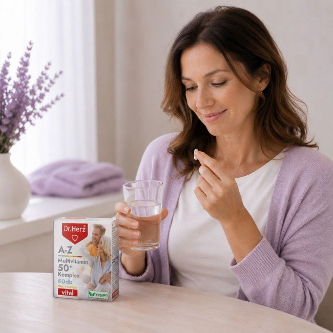 Dr.herz a-z 50+ multivitamin komplex kapszula 60db Dr.herz a-z 50+ multivitamin komplex kapszula 60db