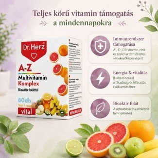 Dr.herz a-z multivitamin komplex kapszula 60db Dr.herz a-z multivitamin komplex kapszula 60db