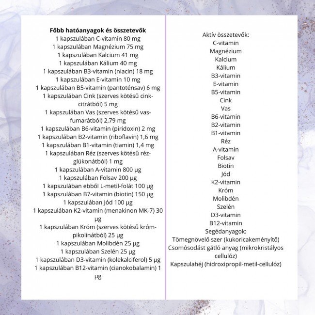 Dr.herz a-z multivitamin komplex kapszula 60db Dr.herz a-z multivitamin komplex kapszula 60db