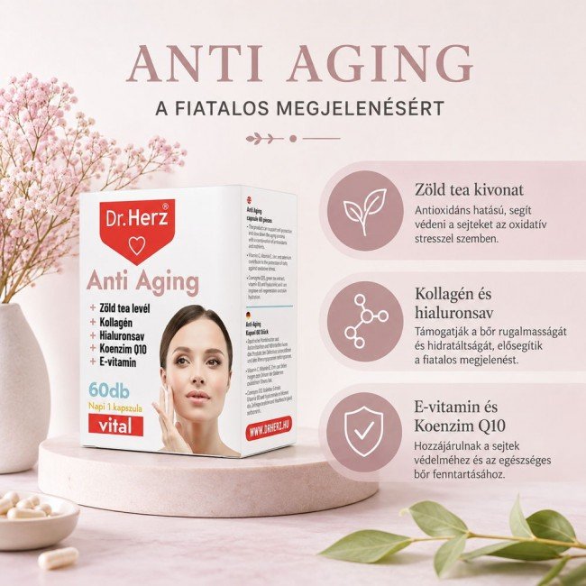 Dr.Herz anti aging kapszula 60db Dr.Herz anti aging kapszula 60db