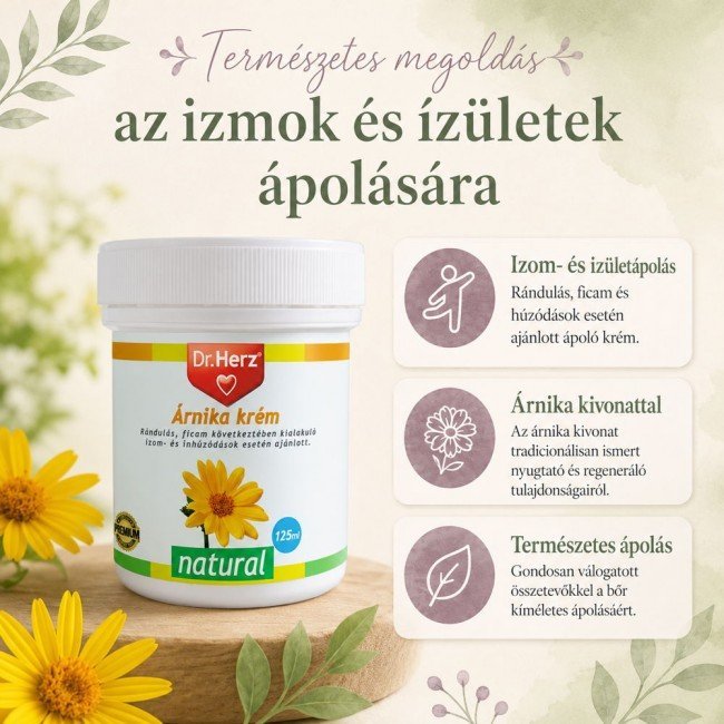Dr.herz árnika krém 125ml Dr.herz árnika krém 125ml