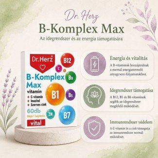 Dr.herz b-komplex max kapszula 60db