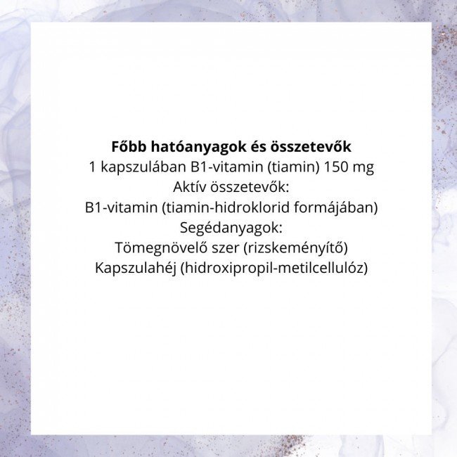 Dr.Herz b1-vitamin 150 mg kapszula 60db