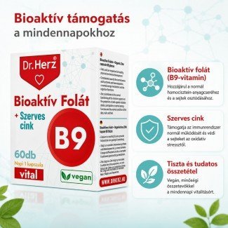 Dr.herz bioaktív folát kapszula 60db