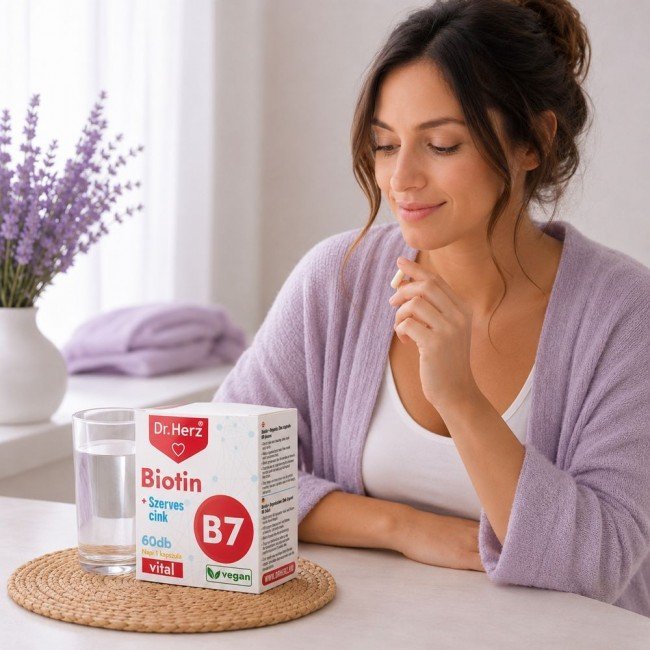 Dr.herz biotin kapszula 60db Dr.herz biotin kapszula 60db