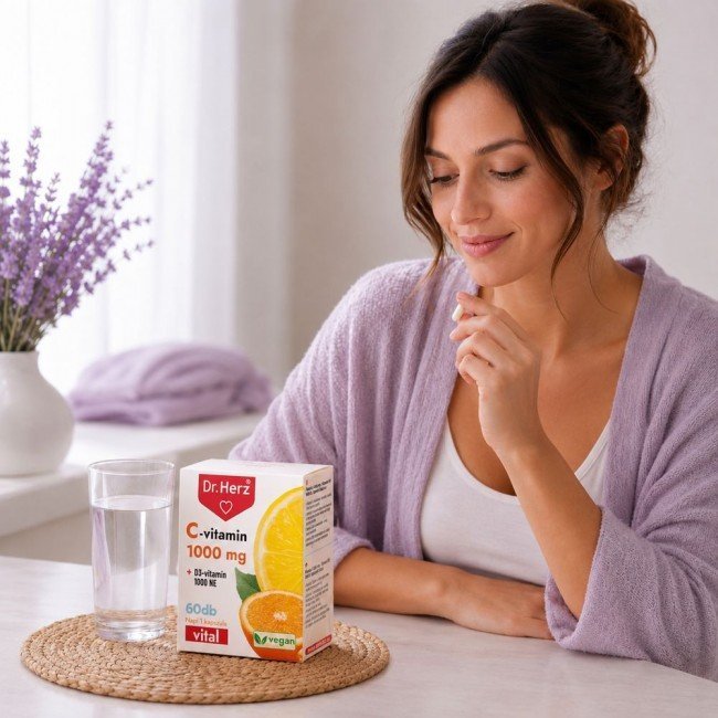 Dr.herz c-vitamin 1000 mg+d3-vitamin 1000 ne kapszula 60db Dr.herz c-vitamin 1000 mg+d3-vitamin 1000 ne kapszula 60db