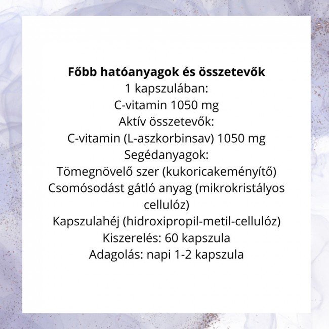 Dr.Herz c-vitamin 1050mg kapszula 60db