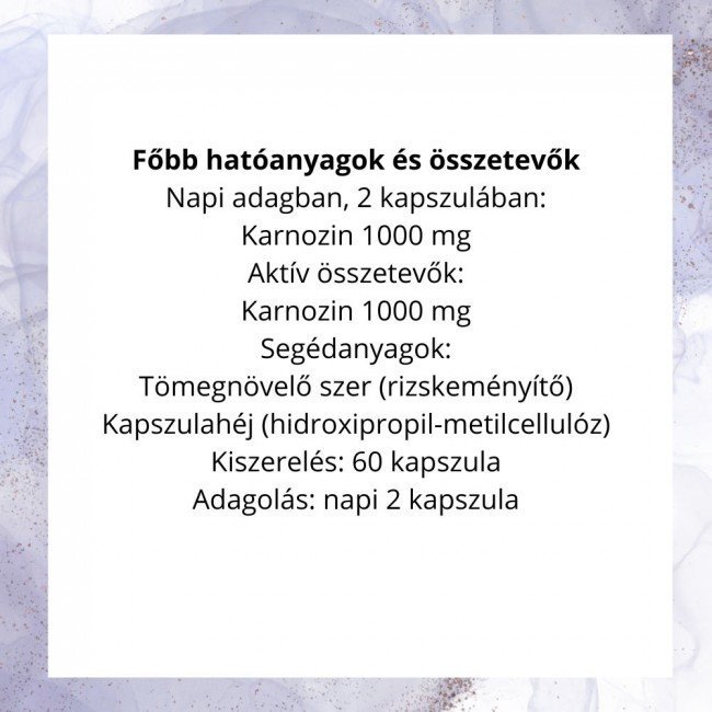 Dr.Herz carnosin 1000 mg kapszula 60db