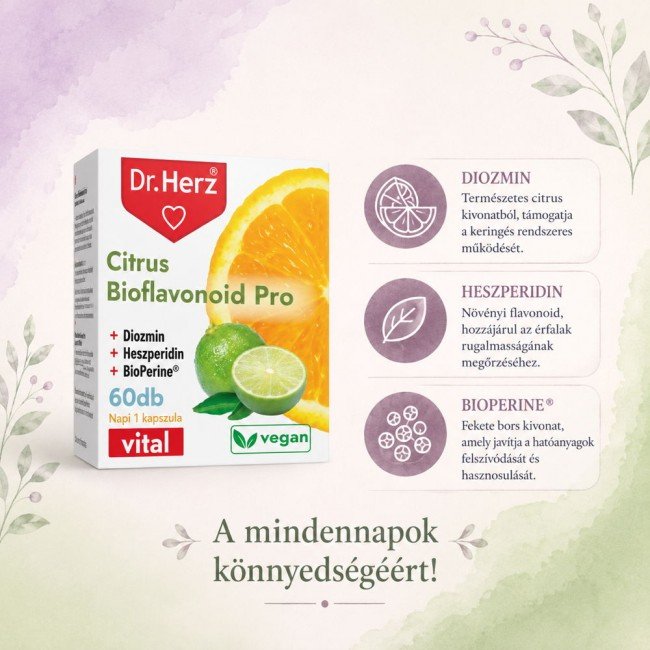 Dr.Herz citrus bioflavonoid pro kapszula 60db Dr.Herz citrus bioflavonoid pro kapszula 60db