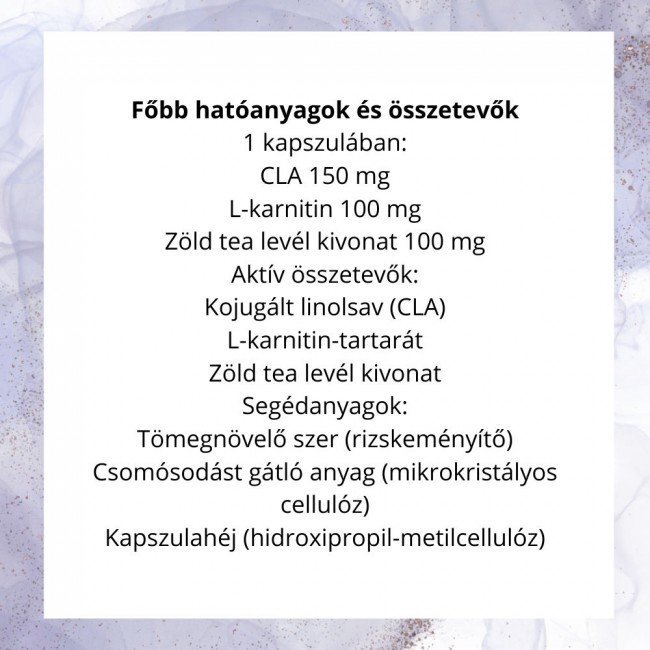 Dr.Herz cla l-karnitin zöld tea kivonat 60db Dr.Herz cla l-karnitin zöld tea kivonat 60db