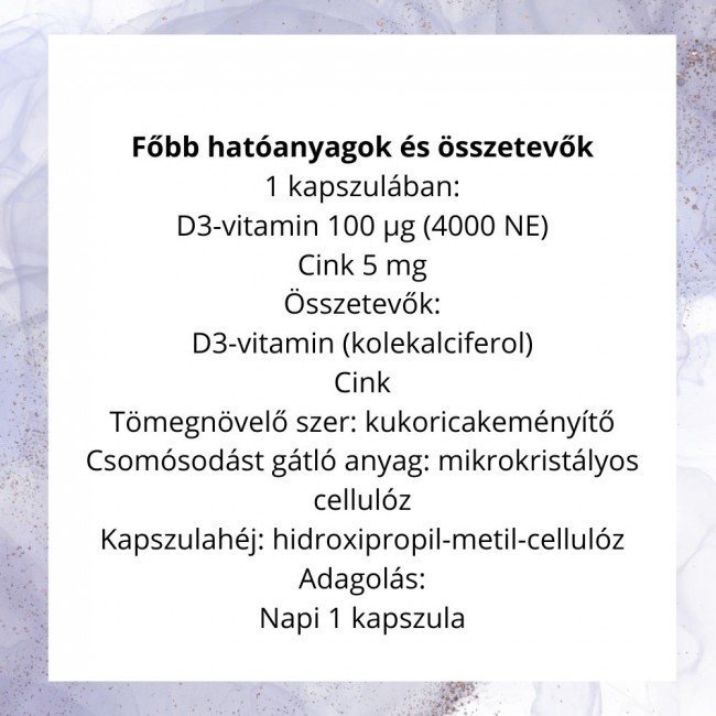 Dr.Herz d3-vitamin 4000ne kapszula 60db Dr.Herz d3-vitamin 4000ne kapszula 60db