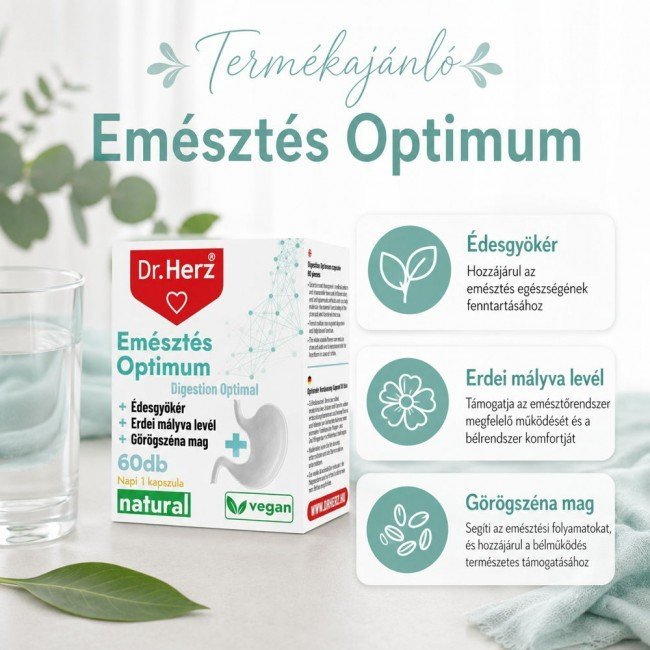 Dr.herz emésztés optimum kapszula 60db Dr.herz emésztés optimum kapszula 60db