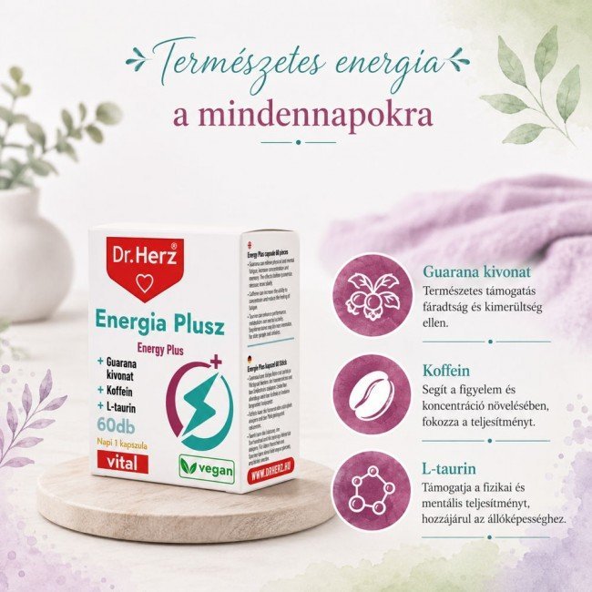 Dr.Herz energia plusz kapszula 60db