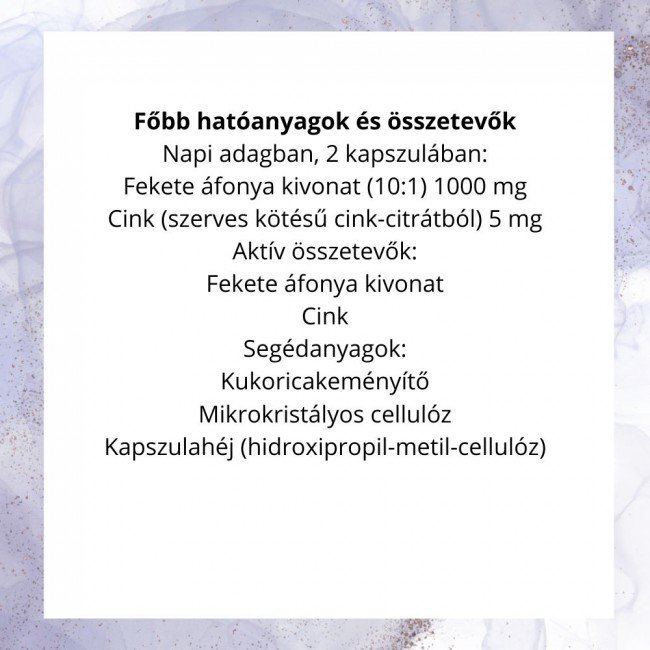 Dr.herz fekete áfonya kapszula 60db Dr.herz fekete áfonya kapszula 60db
