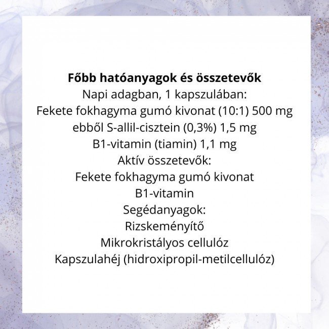 Dr.Herz fekete fokhagyma 500 mg kapszula 60db
