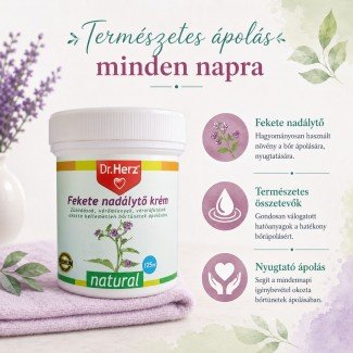 Dr.herz fekete nadálytő krém 125ml